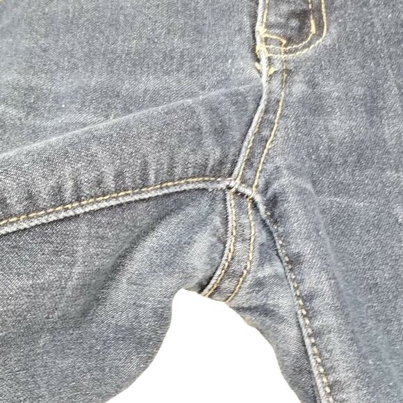 Forever 21 Womens Skinny Jeans Size 24 Medium Wash Stretch Low Rise Zip Fly - Picture 6 of 8